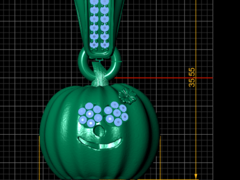골드 펜던트 3D 프린트 가능 모델 3D 프린트 모델