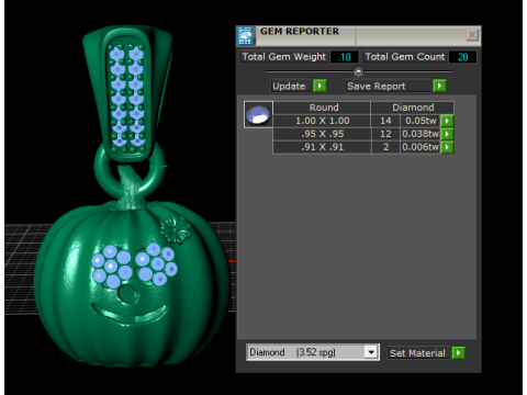 골드 펜던트 3D 프린트 가능 모델 3D 프린트 모델