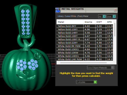 골드 펜던트 3D 프린트 가능 모델 3D 프린트 모델