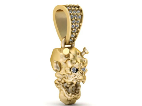 FACES PENDANT 3D PRINTABLE MODEL 3D Print Model