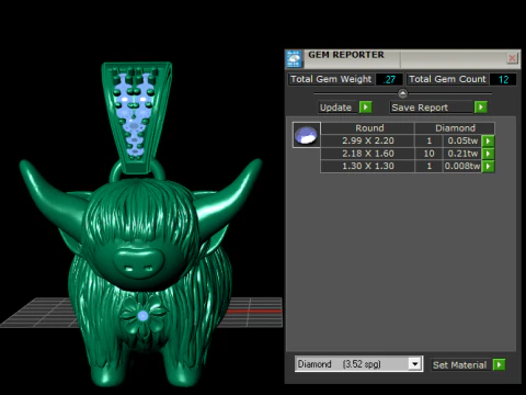 BAIL PENDANT 3D PRINTABLE M0DEL 3D Print Model