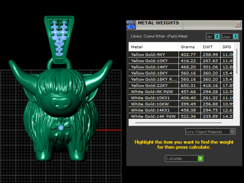BAIL PENDANT 3D PRINTABLE M0DEL 3D Print Model