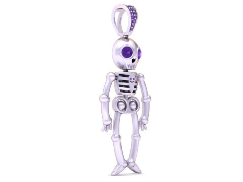 SKULL PENDANT 3D PRINTABLE MODEL 3D Print Model