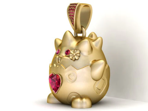 PIKKY PENDANT 3D PRINTABLE MODEL 3D Print Model