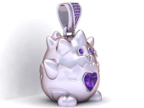 PIKKY PENDANT 3D PRINTABLE MODEL 3D Print Model