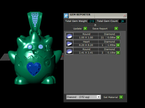 PIKKY PENDANT 3D PRINTABLE MODEL 3D Print Model