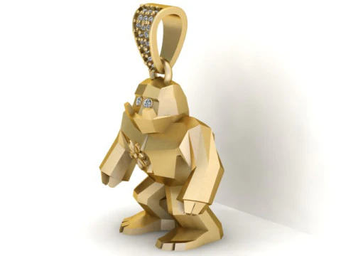 ROBBOT MEN PENDANT 3D PRINTABLE MODEL 3D Print Model