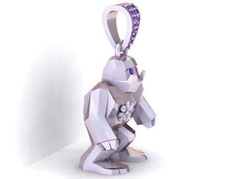 ROBBOT MEN PENDANT 3D PRINTABLE MODEL 3D Print Model