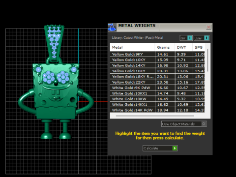 Sponge Bob pendant 3D PRINTABLE MODEL 3D 打印模型