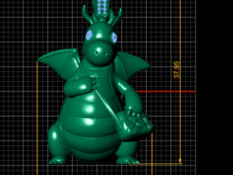 DRAGEUON PENDANT 3D PRINTABLE MODEL 3D Print Model