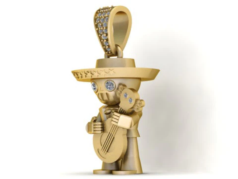 Bear Pendant 3D Printable Model 3D Print Model