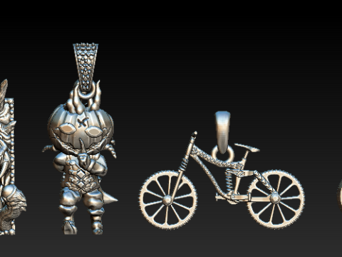 Fantasy Ride Pendant Collection 3D Принт Модель