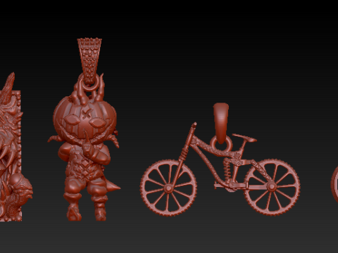 Fantasy Ride-Anhängerkollektion 3D Druckmodell