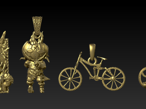 Fantasy Ride-Anhängerkollektion 3D Druckmodell