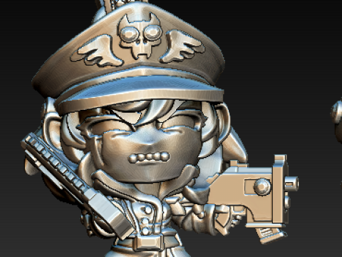 Character Motorbike Pendant Collection 3D प्रिंट मॉडल