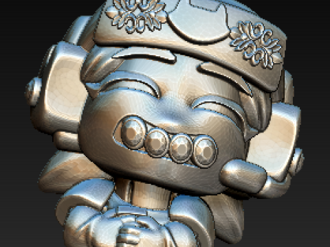 Character Motorbike Pendant Collection 3D प्रिंट मॉडल