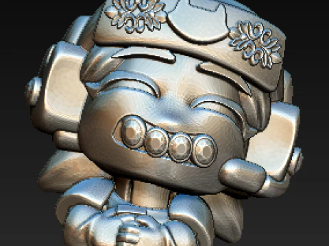 Character Motorbike Pendant Collection 3D Print Model