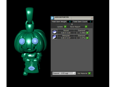 Character Motorbike Pendant Collection 3D Print Model