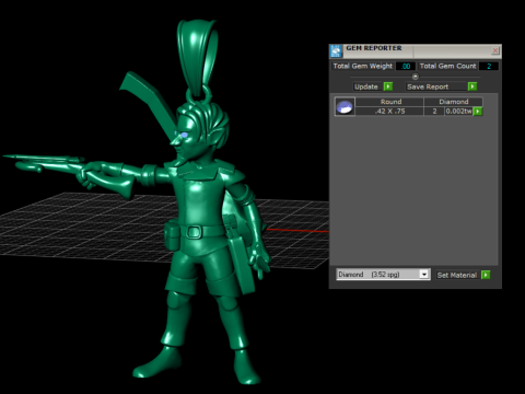 हीरो वारियर गोल्ड पेंडेंट 3डी प्रिंट करने योग्य मॉडल 3D प्रिंट मॉडल