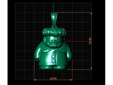 COLGANTE PENDANT 3D PRINTABLE MODEL 3D Print Model