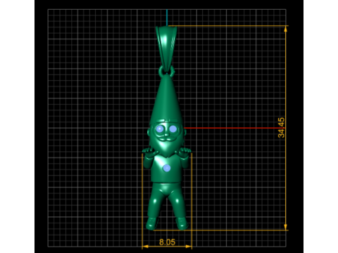 JOKKER 吊坠 3D 打印模型 3D 打印模型