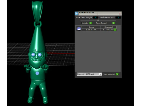 JOKKER PENDANT 3D PRINTABLE MODEL 3D Print Model