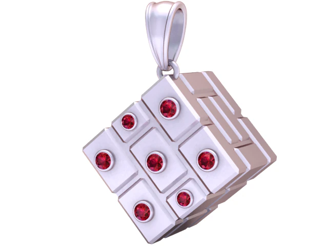 QUIAB PENDANT 3D PRINTABLE MODEL 3D Print Model .c4d .max .obj .3ds .fbx .stl .blend 