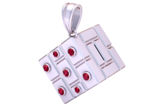 PENDENTE QUIAB MODELLO STAMPABILE 3D Modello di stampa 3D