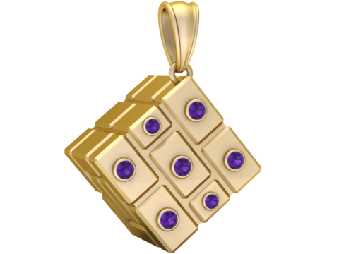 PENDENTE QUIAB MODELLO STAMPABILE 3D Modello di stampa 3D