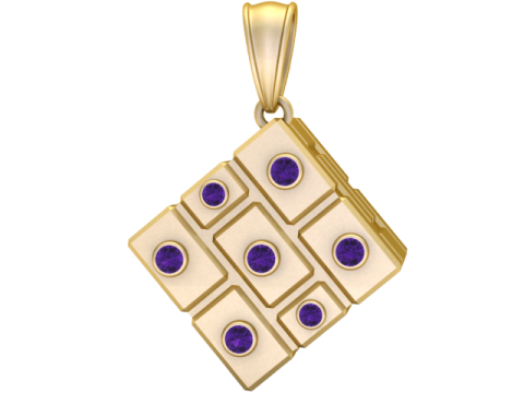 PENDENTE QUIAB MODELLO STAMPABILE 3D Modello di stampa 3D