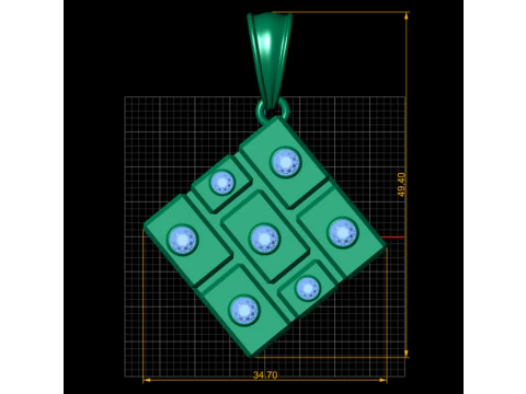 QUIAB PENDANT 3D PRINTABLE MODEL 3D Print Model