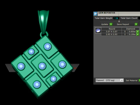 QUIAB PENDANT 3D PRINTABLE MODEL 3D Print Model