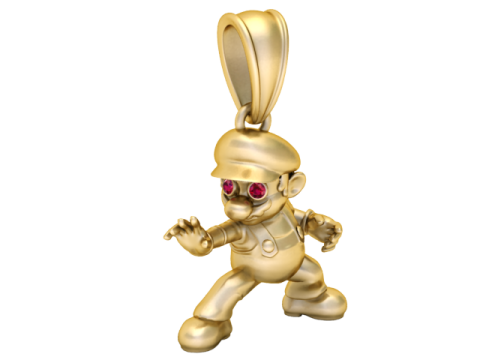 The Shape Of Character Super PENJDANT 3D PRINTABLE MOEDL Model Cetak 3D