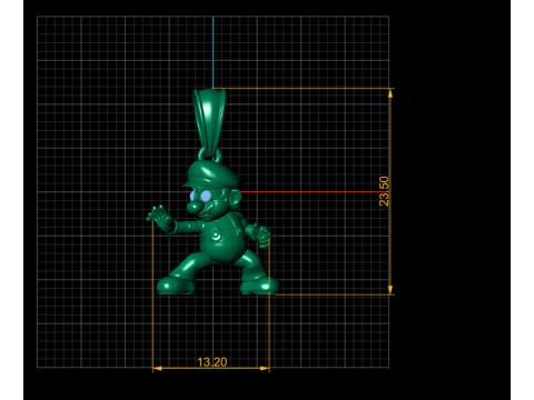 The Shape Of Character Super PENJDANT 3D PRINTABLE MOEDL 3D Print Model