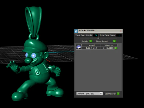 The Shape Of Character Super PENJDANT 3D PRINTABLE MOEDL 3D Print Model