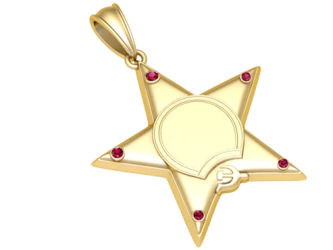 Star pendant 3d printable model 3D Print Model