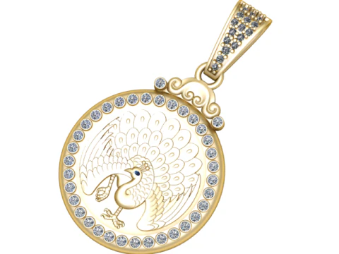 ROUDN DESIGN ANIMALS PENDANT 3D PRINTABLE MODEL 3D Print Model