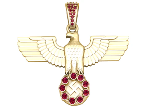 EAGLE DESIGN PENDANT 3D PRNITALBE MODEL 3D Print Model
