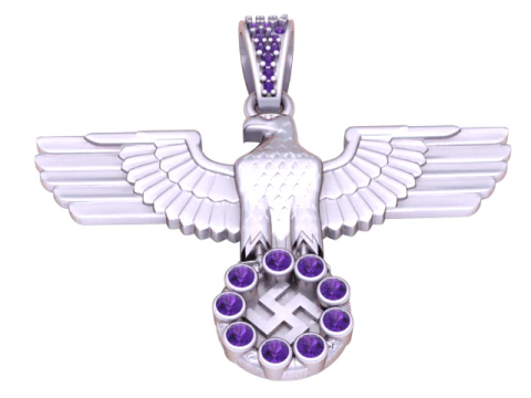 EAGLE DESIGN PENDANT 3D PRNITALBE MODEL 3D Print Model