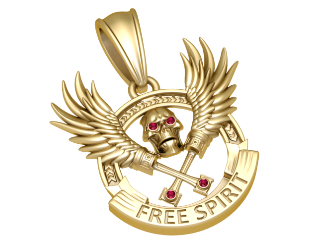 खोपड़ी चेहरे का लोगो पेंडेंट 3डी प्रिएंटबल मॉडल 3D प्रिंट मॉडल .c4d .max .obj .3ds .fbx .stl .blend 