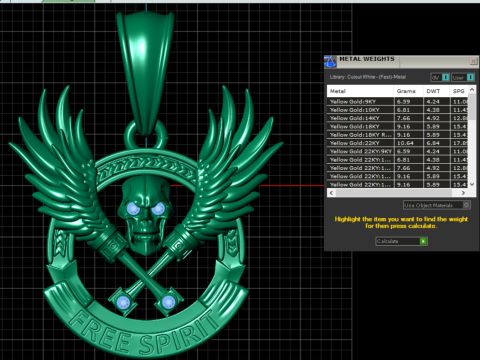 खोपड़ी चेहरे का लोगो पेंडेंट 3डी प्रिएंटबल मॉडल 3D प्रिंट मॉडल