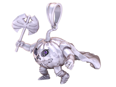 कद्दू पेंडेंट 3डी प्रिंट करने योग्य मॉडल 3D प्रिंट मॉडल