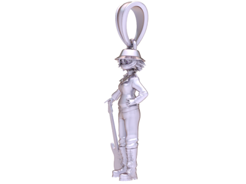 PENDENTE GRIL MODELLO STAMPABILE 3D Modello di stampa 3D