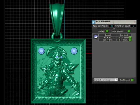 SQUAR LOGO PENDANT 3D PRINTABLE MODEL 3D Print Model