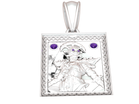 3D-ПІДВІСНА МОДЕЛЬ З КВАДРАТНИМ ЛОГОТИПОМ ДЛЯ ДРУКУ 3D Принт Модель