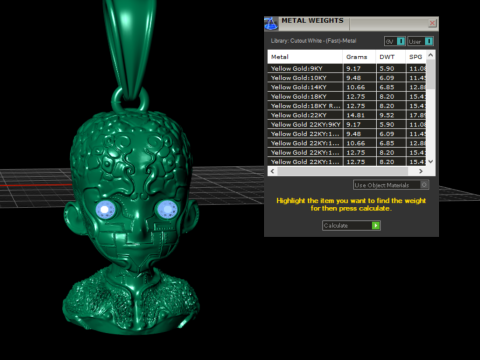 MODÈLE IMPRIMABLE 3D DE PENDENTIF BÉBÉ Modèles 3D en vedette
