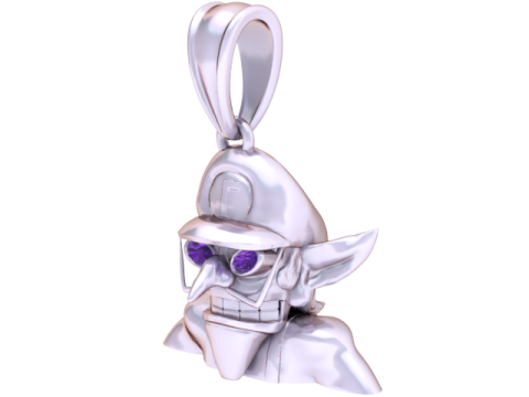 GOLD MEN PENDANT 3D PRINTABLE ODEL 3D Print Model