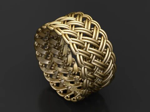 3D ЗОЛОТОЕ КОЛЬЦО 3D Модель для печати 3D Принт Модель