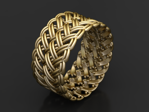 3D GOLD RING Модель для 3D друку 3D Принт Модель