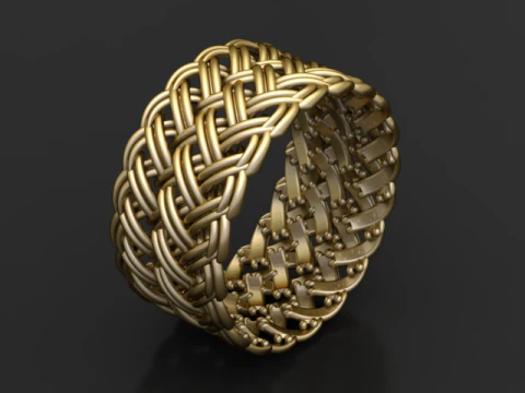 3D GOLD RING 3D Printable Model 3D Print Model